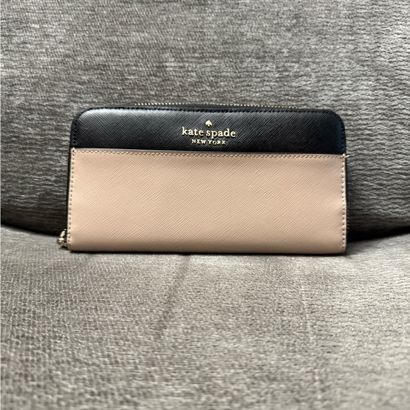 Kate Spade New York Staci Continental Wallet, color warm beige multi - Picture 2 of 9